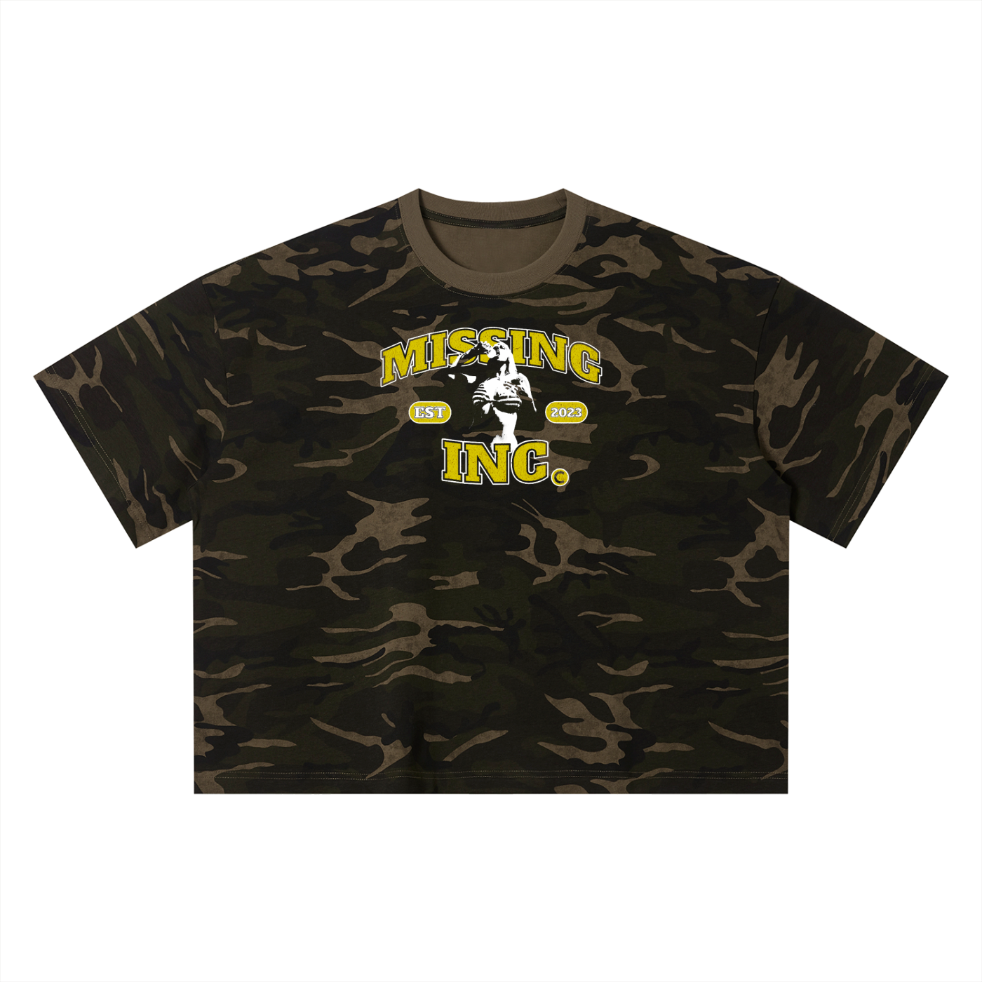 Unisex Camo Boxy T-Shirt