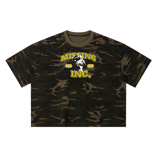 Unisex Camo Boxy T-Shirt