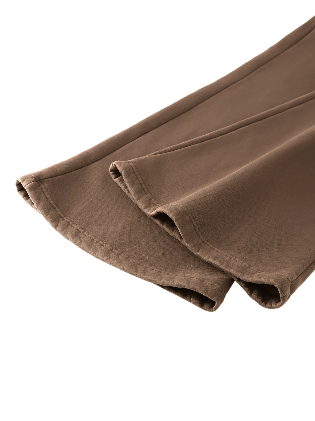 Vintage Washed "Elagent Msc"Flared Fleece Pants
