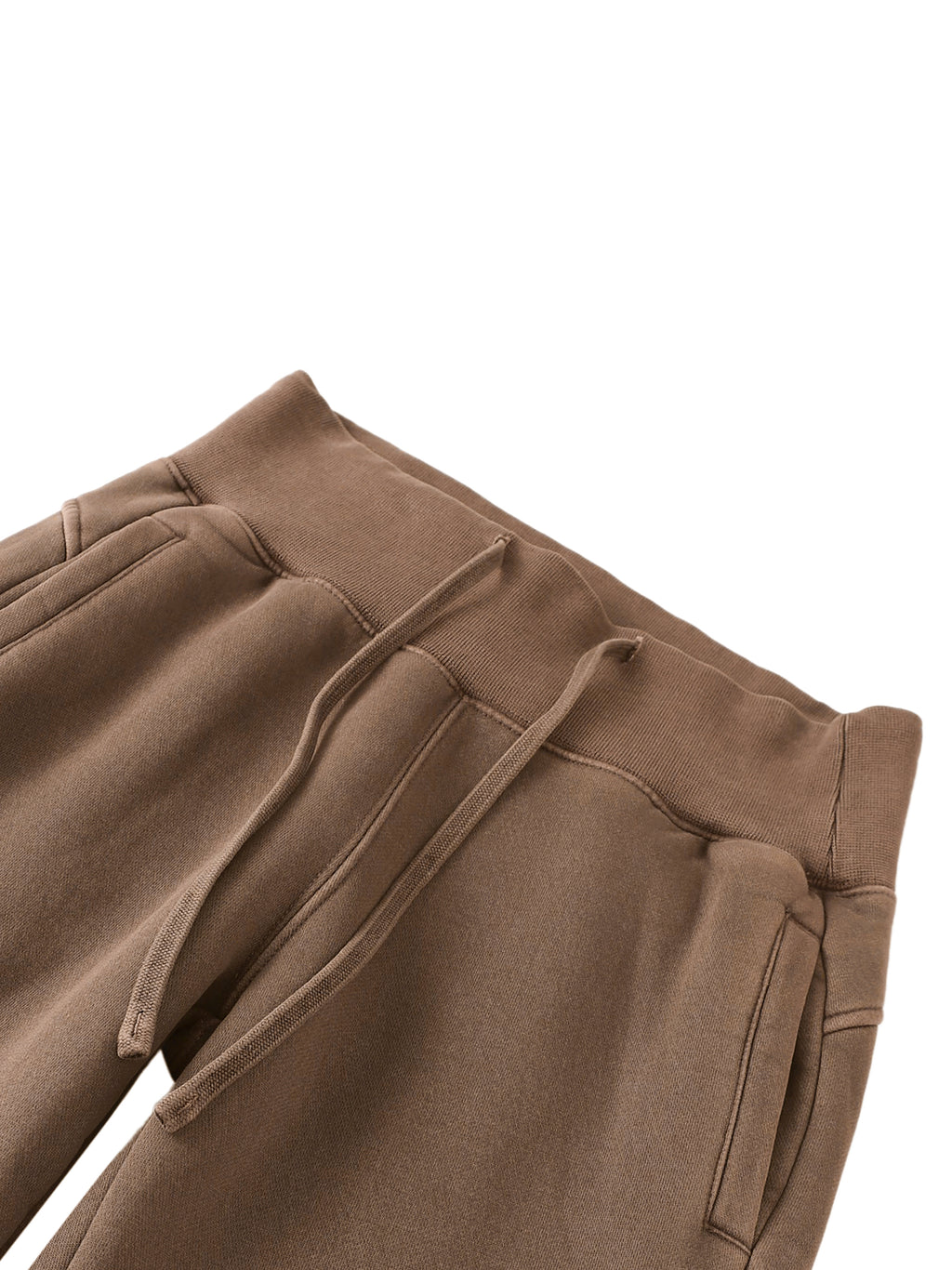 Vintage Washed "Elagent Msc"Flared Fleece Pants